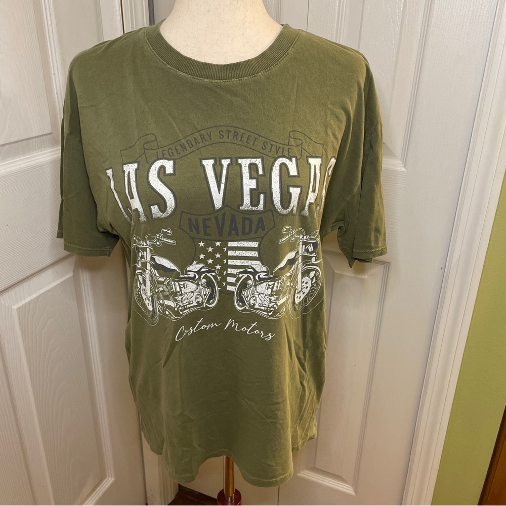 Forever 21 Las Vegas Motorcycle graphic tee
